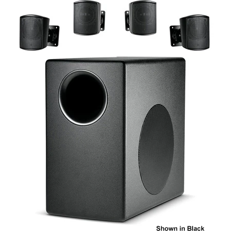 JBL C50PACK Packaged Surface-Mount Subwoofer-Satellite Loudspeaker System - White 3 JBL C50PACK Packaged Surface-Mount Subwoofer-Satellite Loudspeaker System - White