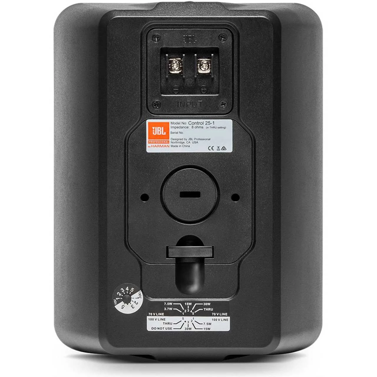 JBL CONTROL 25-1L 5 1/4 Inch 2-way Surface-Mount Speaker - 8 Ohm Black - Pair 4 JBL CONTROL 25-1L 5 1/4 Inch 2-way Surface-Mount Speaker - 8 Ohm Black - Pair - Image 2