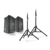 JBL EON ONE Compact + Stands Bundle -JBL Store JBL EONE ONE COMPACT Tripod DOUBLE Bundle