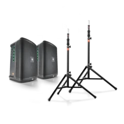 JBL EON ONE Compact + Stands Bundle