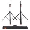 JBL SPKSTGAPROSET Set Of Two - Piston-Assist Automatic Lift Tripod Speaker Stands With Carrying Bag -JBL Store JBL SPKSTGAPROSE