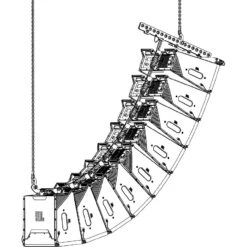 JBL SRX900LA PB Pull-Back Speaker Adapter (1) 1/2-inch Black Shackle -JBL Store JBL SRX900LA PB 2