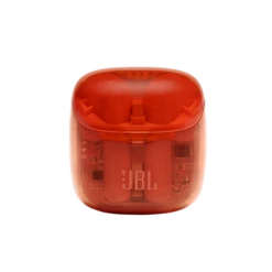 JBL Tune 225TWS Ghost Edition 16 JBL Tune 225TWS Ghost Edition -JBL Store JBL TUNE20225TWS20Ghost Product20Image Case Front Orange