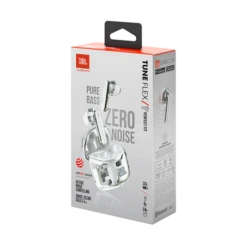 JBL Tune Flex Ghost Edition -JBL Store JBL Tune Flex Ghost Box Image Side White SKU 1605x1605